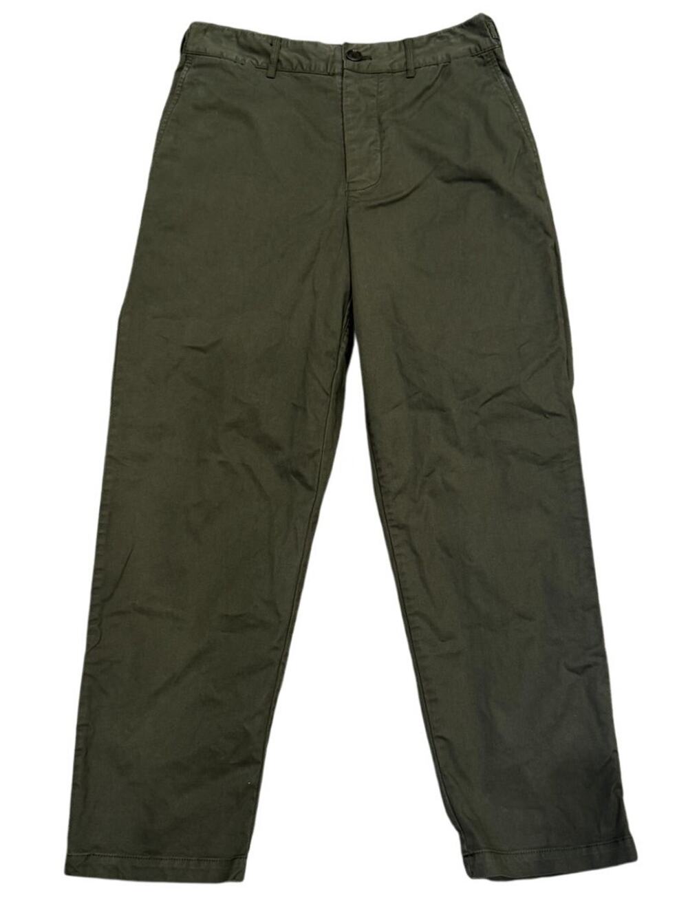 Alex Mill Neil Utility Straight Leg Pant Military Olive High Rise Straight Leg 8